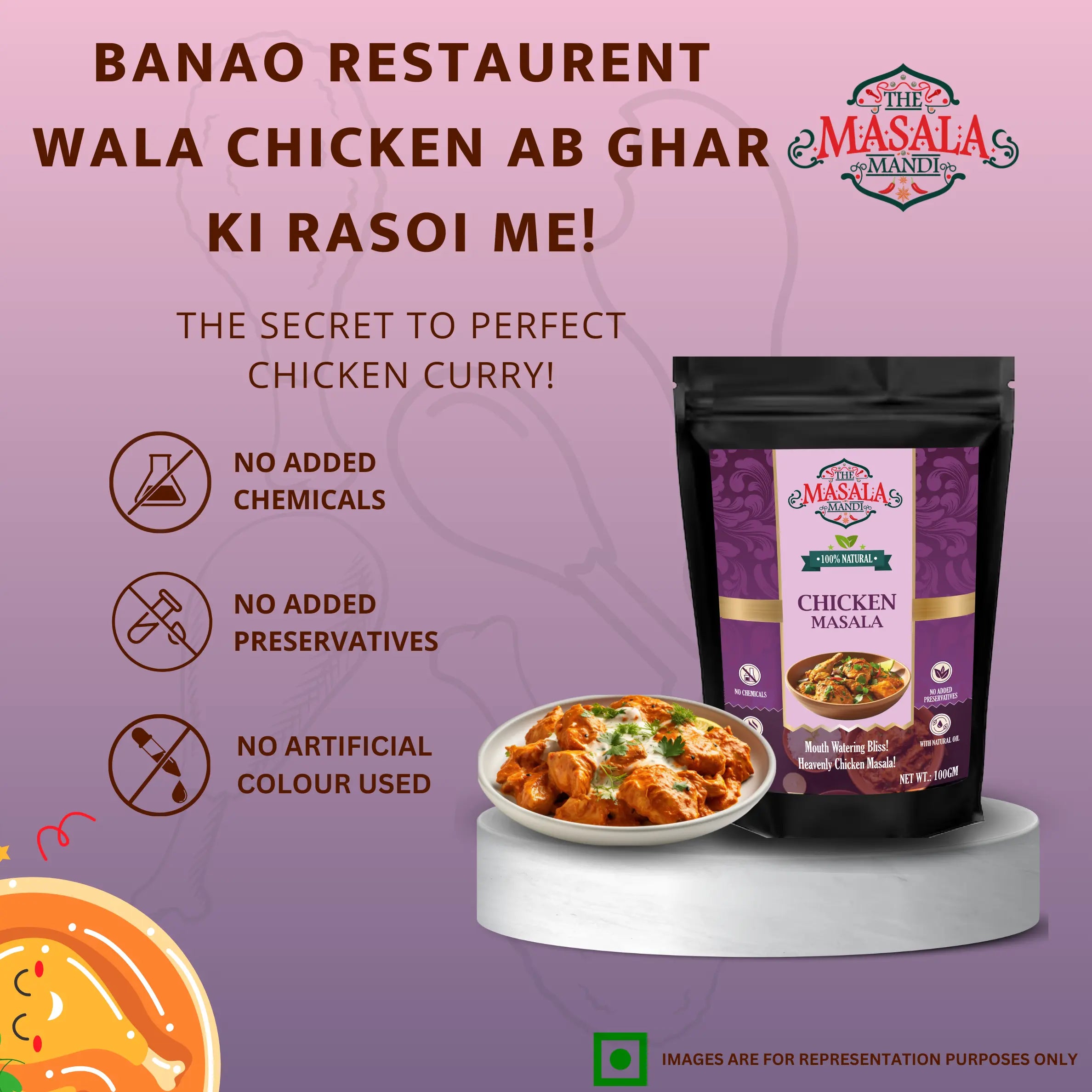 Chicken Masala | Spicy, Rich & Bold – The Masala Mandi Secondary image