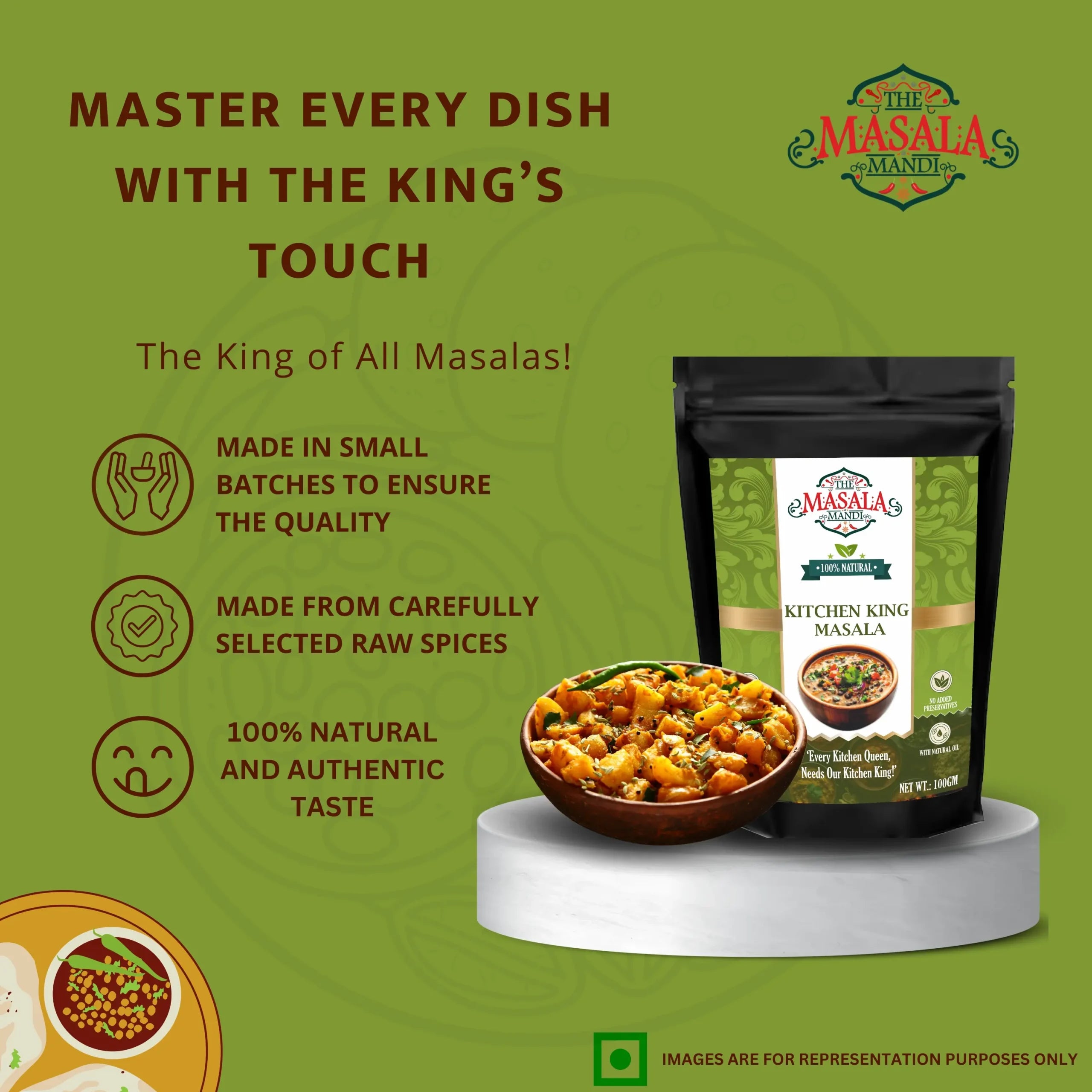 Kitchen King Masala | All-Purpose Indian Curry Blend – The Masala Mandi Secondary image