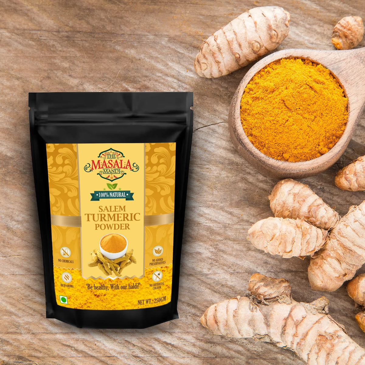 Turmeric Mandi Salem Turmeric Powder | High-Curcumin Golden Spice – The Masala Mandi
